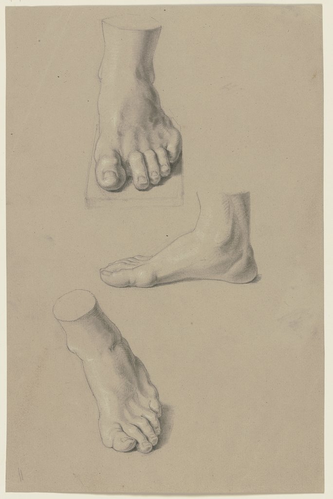 Study sheet: feet, Jakob Becker