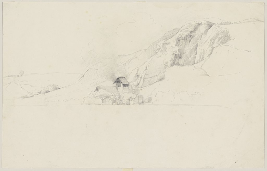 Hut on a mountain slope, Jakob Becker