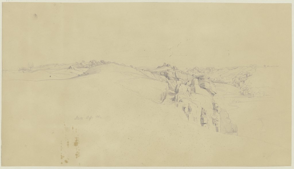 Rocky landscape, Jakob Becker