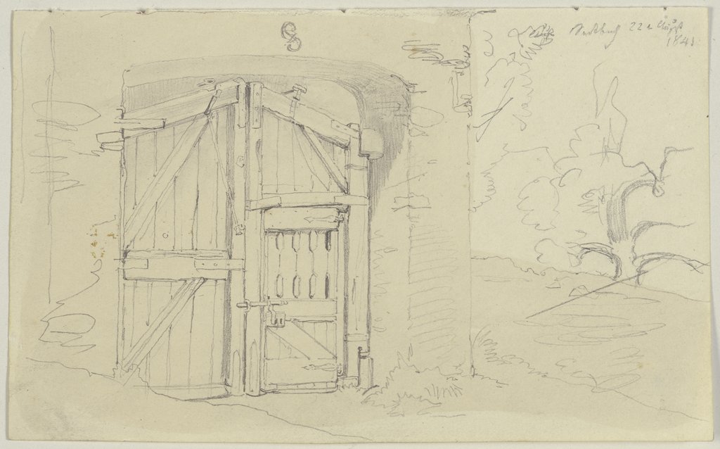 Holztor in Seckbach, Jakob Becker