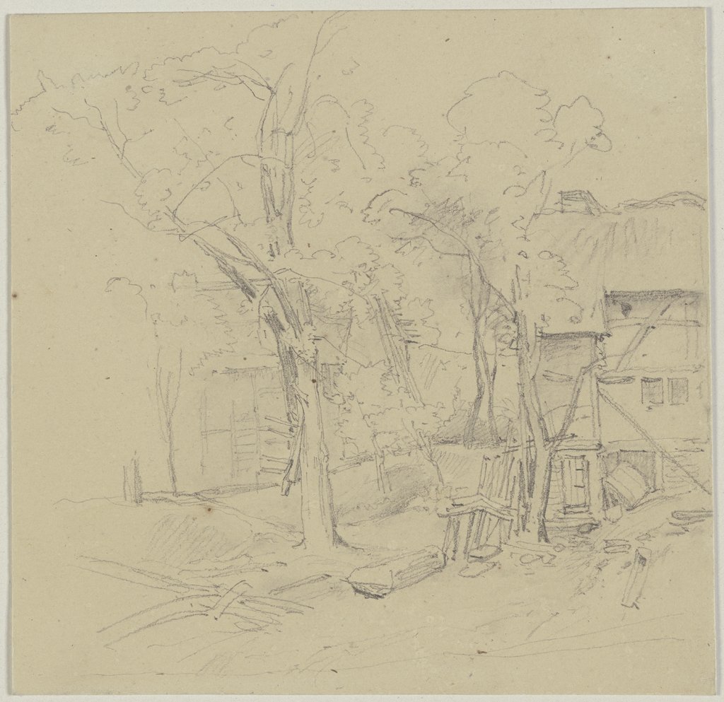 Section of a farmstead, Jakob Becker