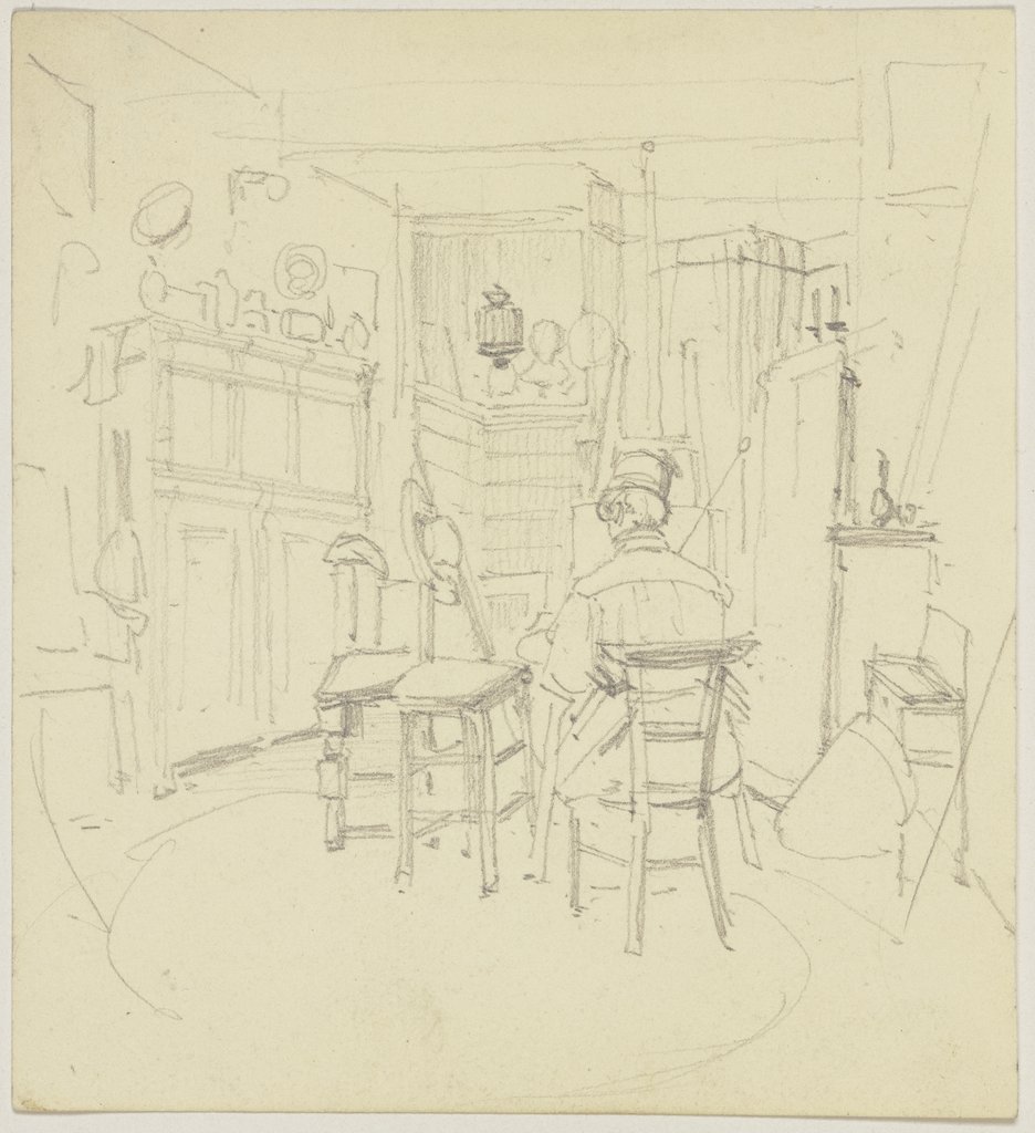 Artist's studio, Jakob Becker