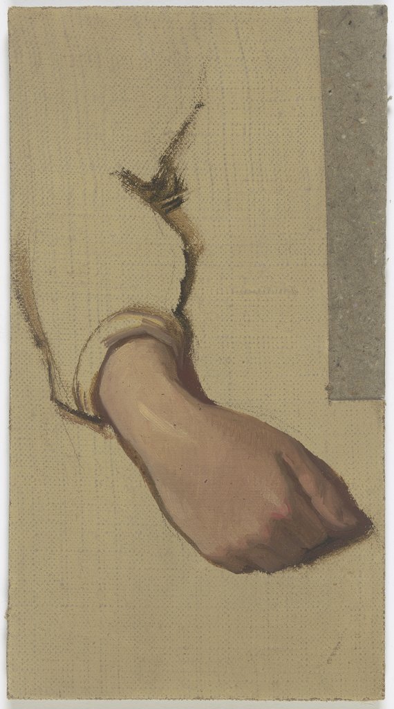Study of a hand, Jakob Becker
