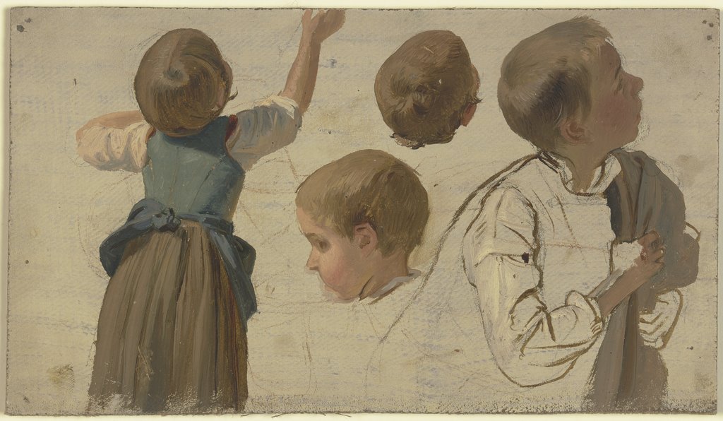 Studies of a child, Jakob Becker