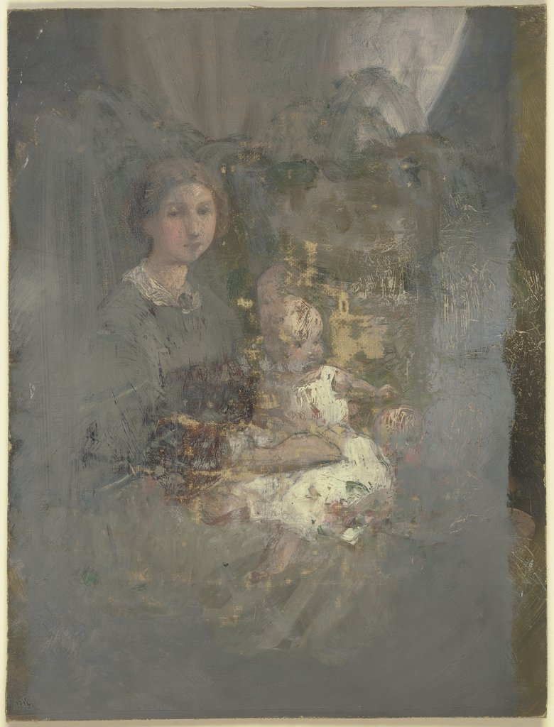 Mother with child, Jakob Becker