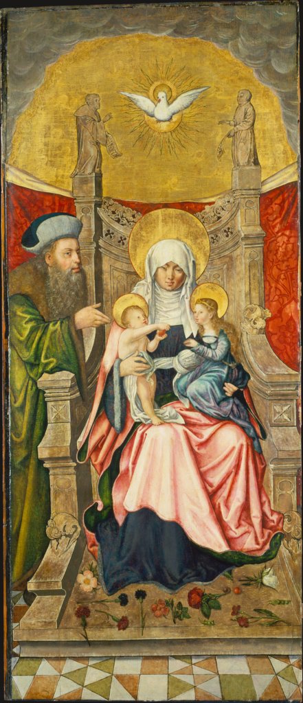 Saint Anne with the Virgin and Child, and Joachim, Martin Kaldenbach