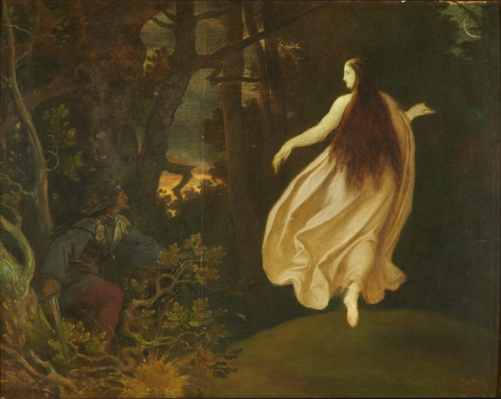 Erscheinung im Walde (aus Dornröschen), Moritz von Schwind