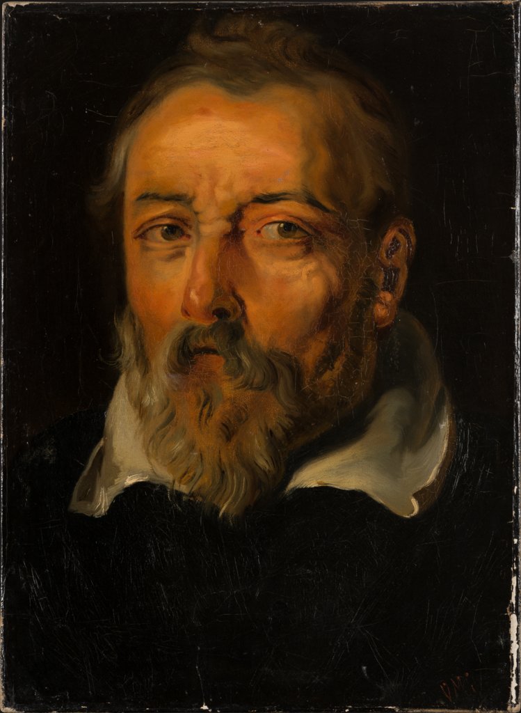 Bildnis des Künstlers Frans Francken I. (1542–1616), Victor Müller, Kopie nach and nach Peter Paul Rubens