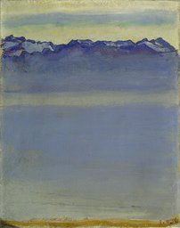 Ferdinand Hodler, Genfer See mit den Savoyer Alpen, 1907 – 1911