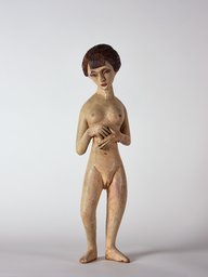 Traurige Frau; Stehender weiblicher Akt; Nacktes Mädchen, Ernst Ludwig Kirchner