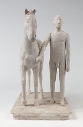 Mann mit Pferd I, Hans Mettel