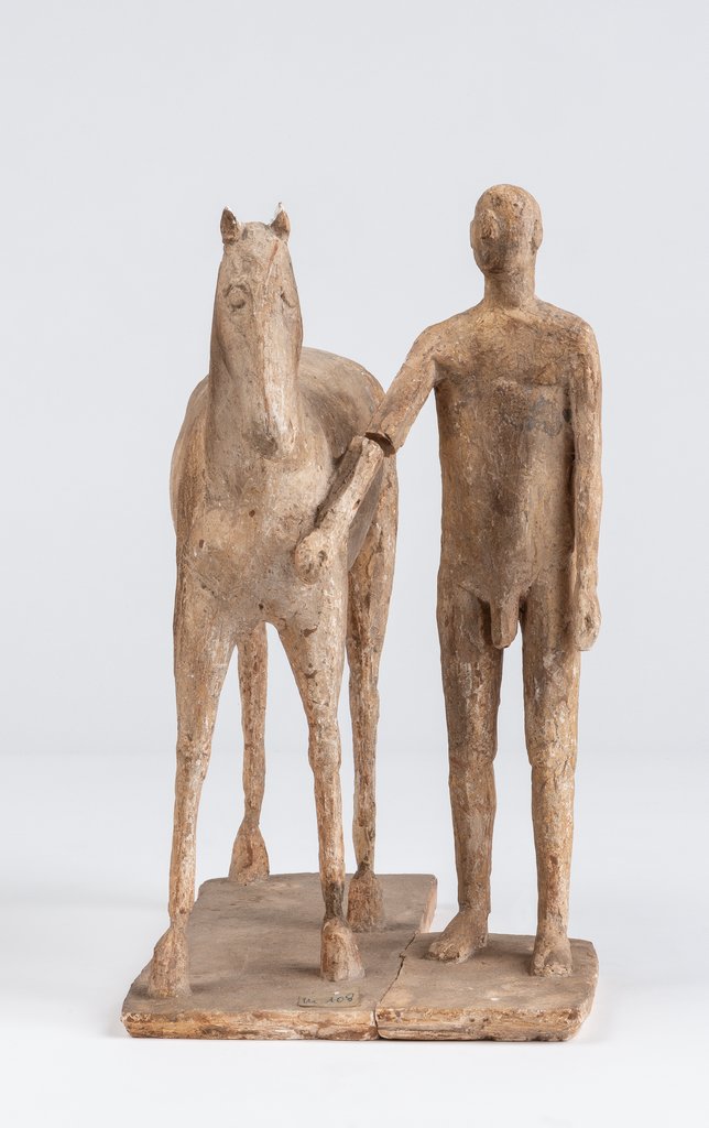 Mann mit Pferd II, Hans Mettel