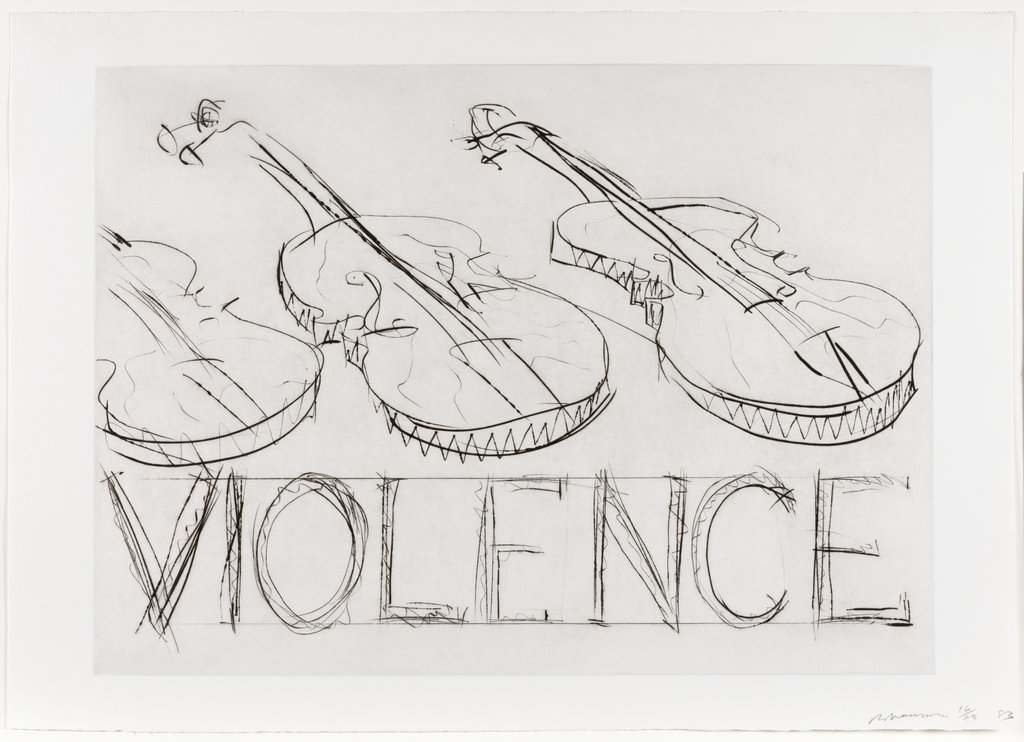 Violins/Violence, Bruce Nauman