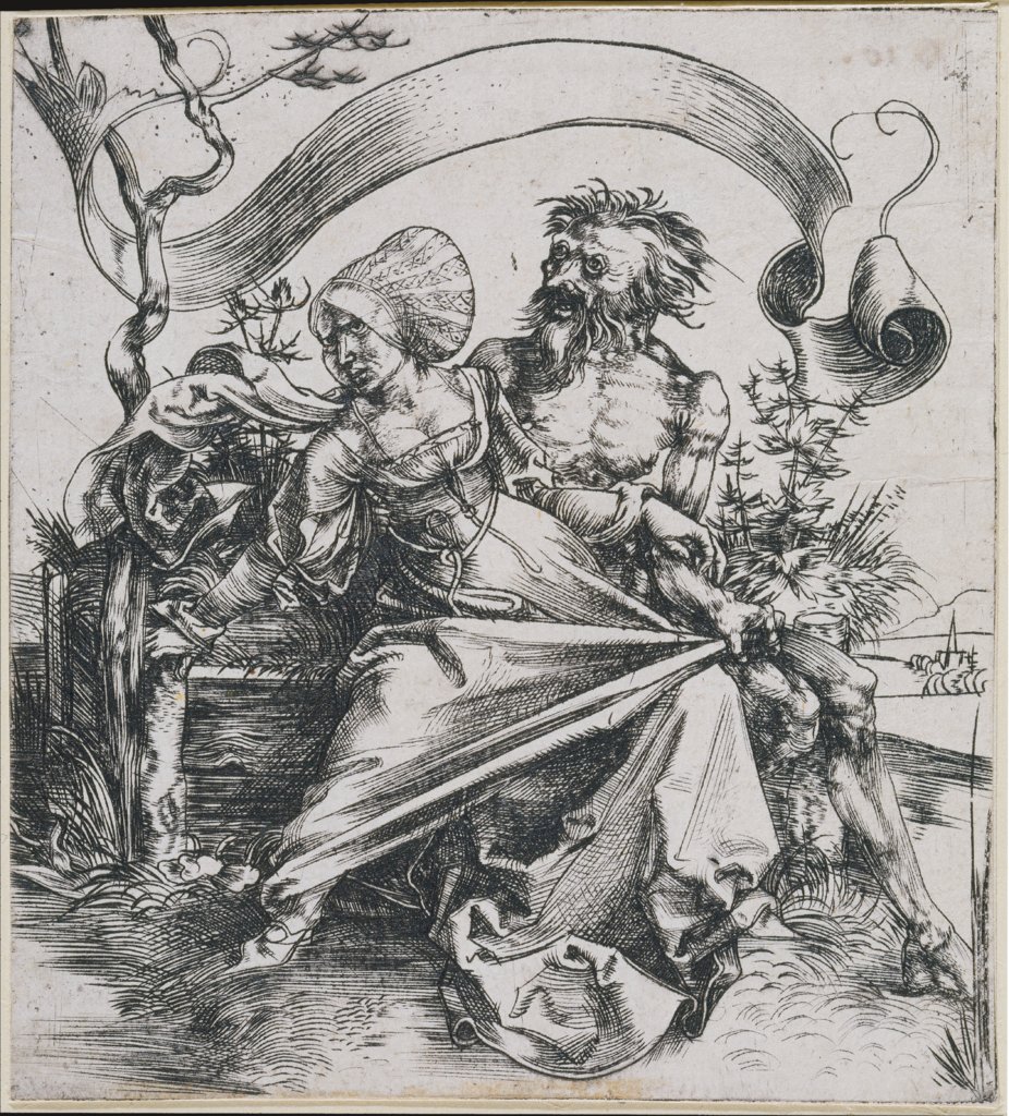 Young woman attacked by death (The Ravisher), Albrecht Dürer
