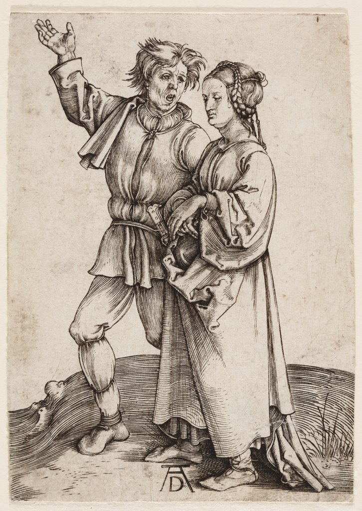 The Young Peasant and His Wife, Albrecht Dürer