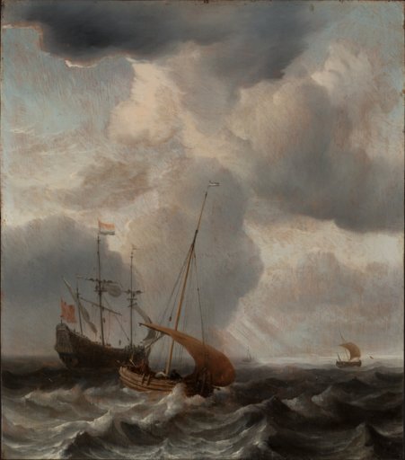 Storm at Sea off the Norwegian Coast - Digital Collection