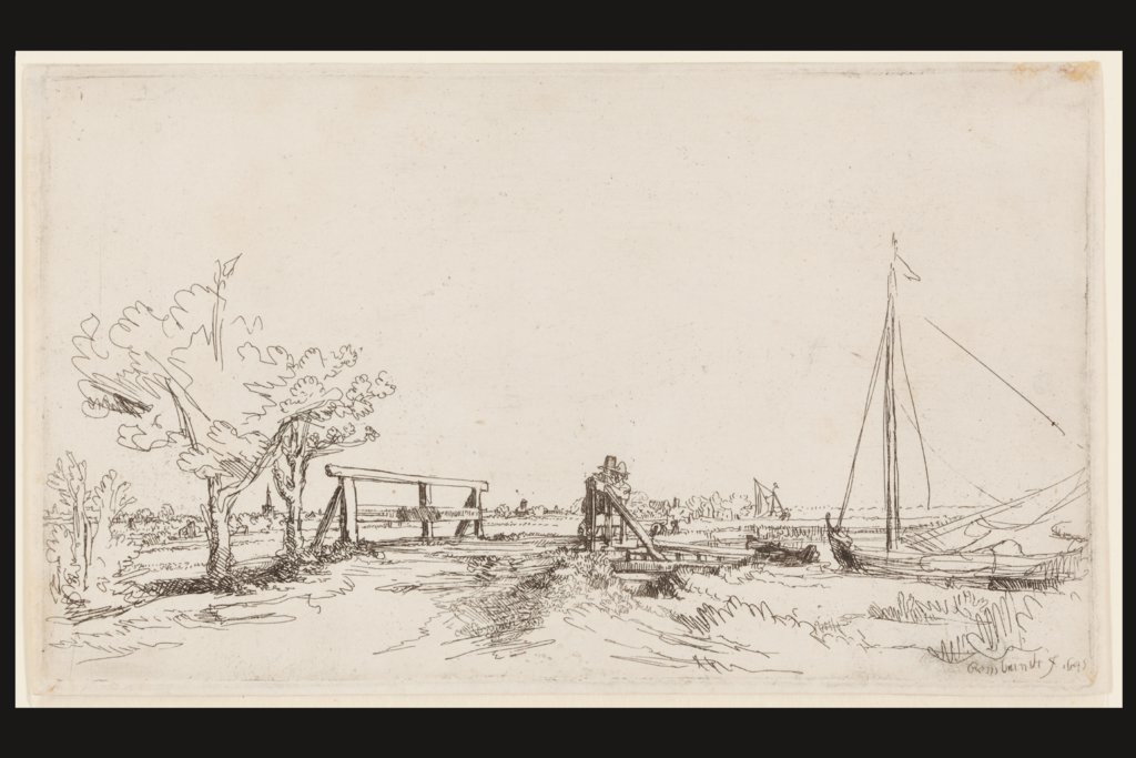 Die Brücke des Jan Six, Rembrandt Harmensz. van Rijn