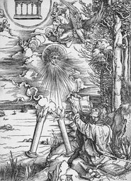Johannes, das Buch verschlingend / Der 'Starke Engel', Apokalypse VIII. Figur
