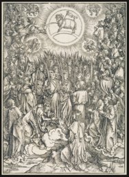 Lobgesang der Auserwählten im Himmel / Anbetung des Lammes, Apokalypse XII. Figur