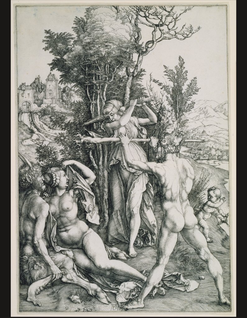 The Combat of Vitue and Pleasure in the Presence of Hercules, Albrecht Dürer