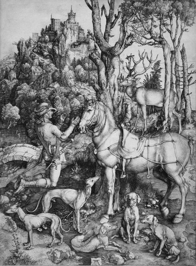 Der heilige Eustachius, Albrecht Dürer