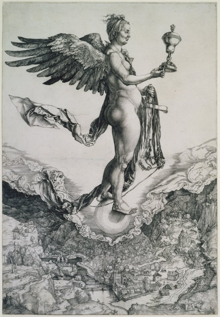 Nemesis (The Great Fortune), after Albrecht Dürer, Albrecht Dürer