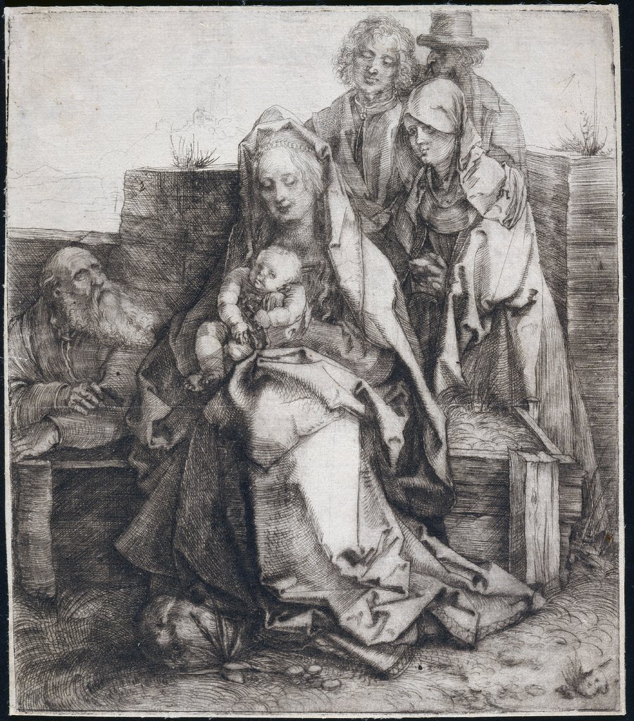 Holy Family with Saint John, The Magdalen, and Nicodemus, Albrecht Dürer