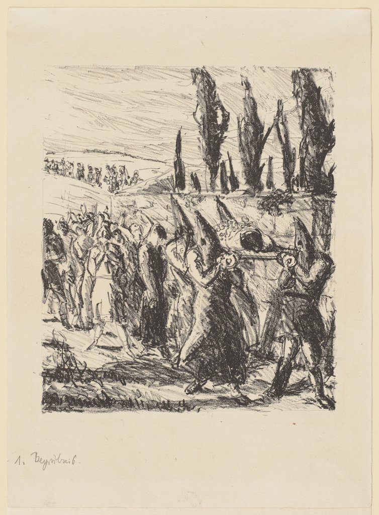 Burial, Max Beckmann