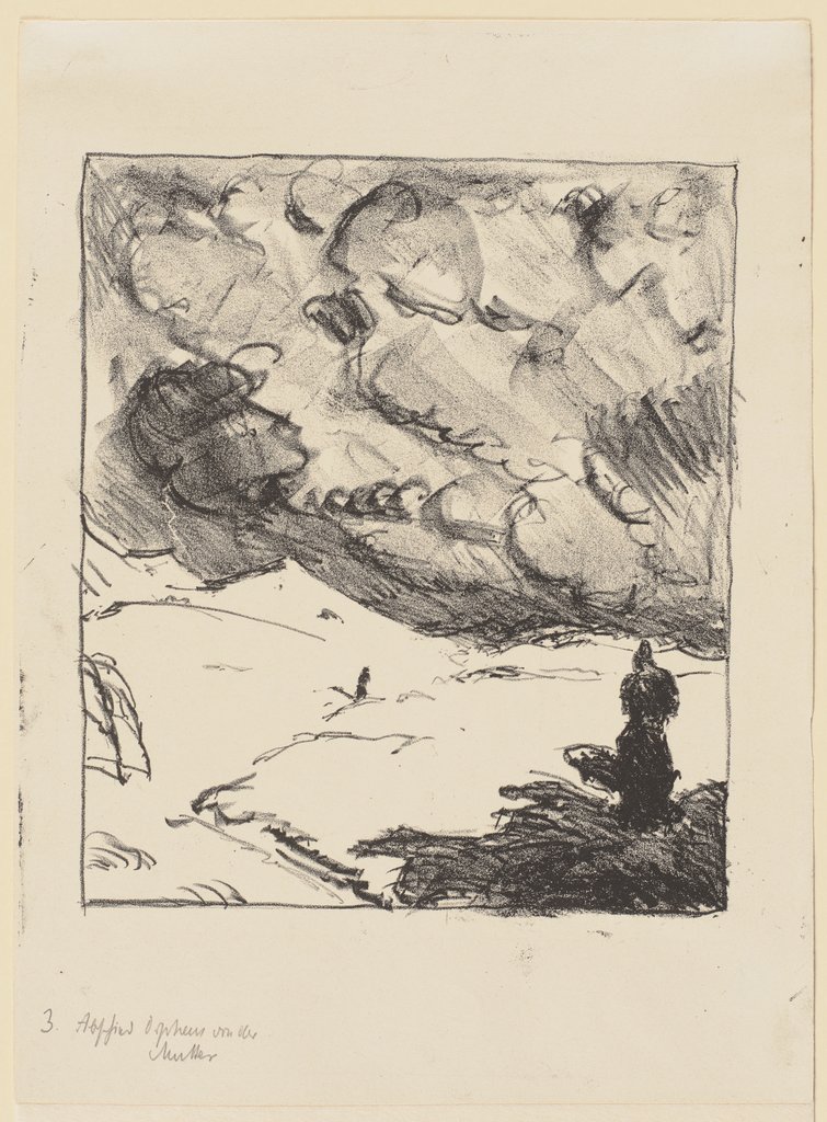 The Departure of Orpheus from his Mother, second version, Max Beckmann