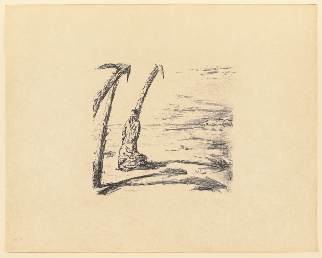 Christus in der Wüste (Kleine Figur), Max Beckmann