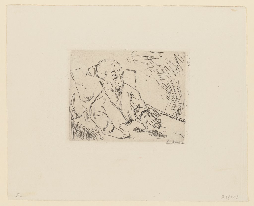 Moribund Old Man, Max Beckmann