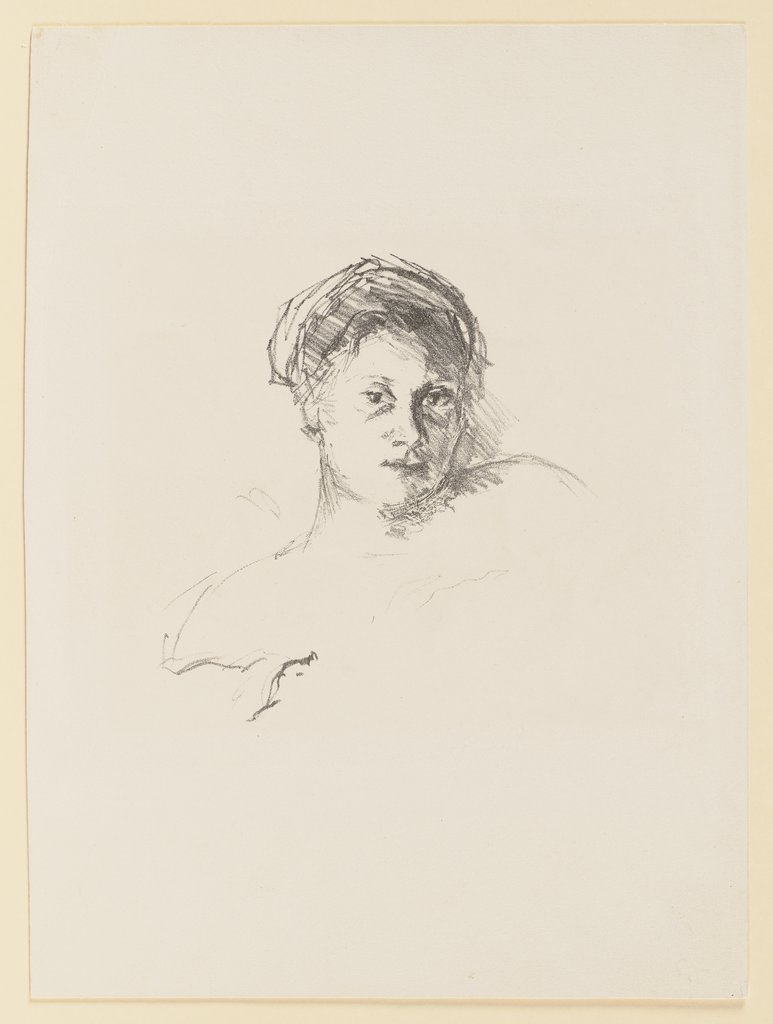 Portrait of Minna Beckmann-Tube, Max Beckmann