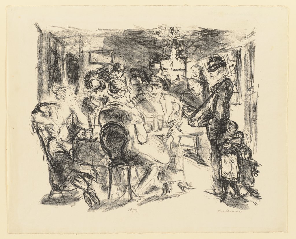 Kneipe, Max Beckmann