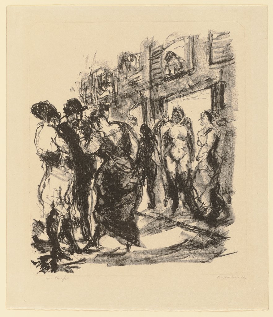 Ulrikusstrasse in Hamburg, Max Beckmann