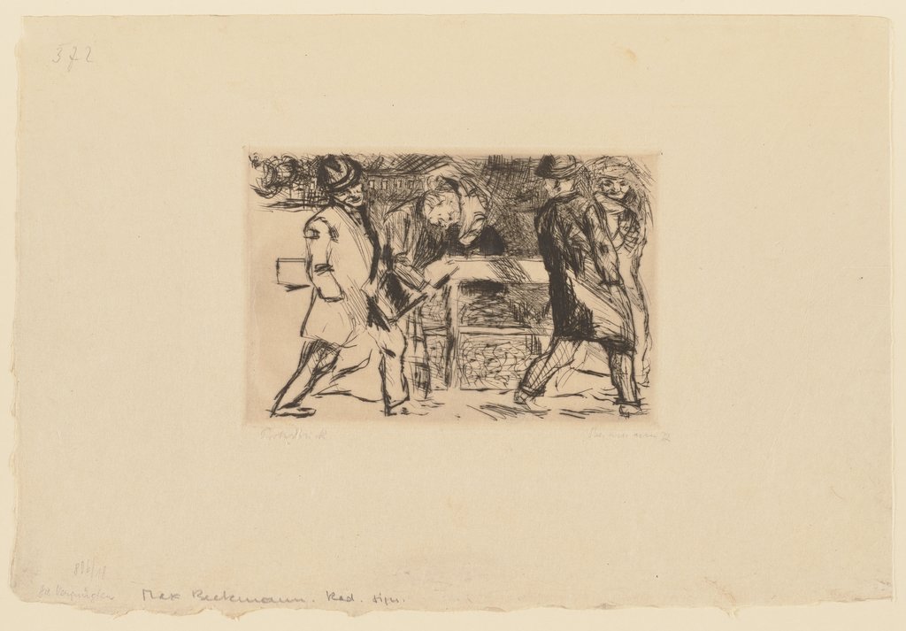 Die Vergnügten, Max Beckmann