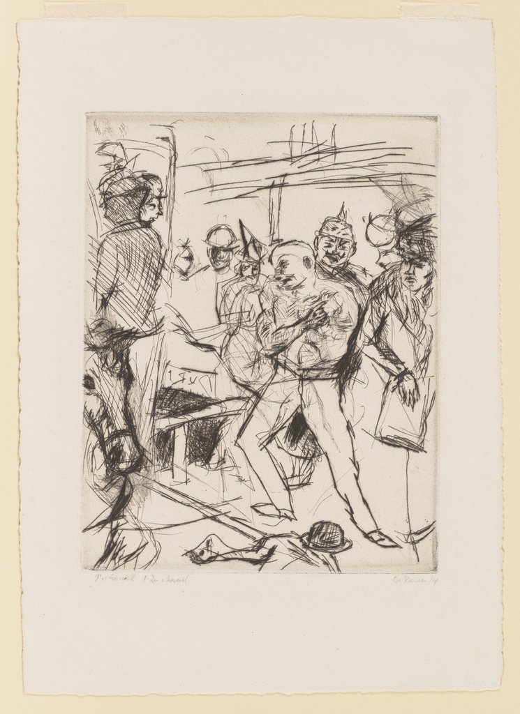 Drunken Cripple, Max Beckmann