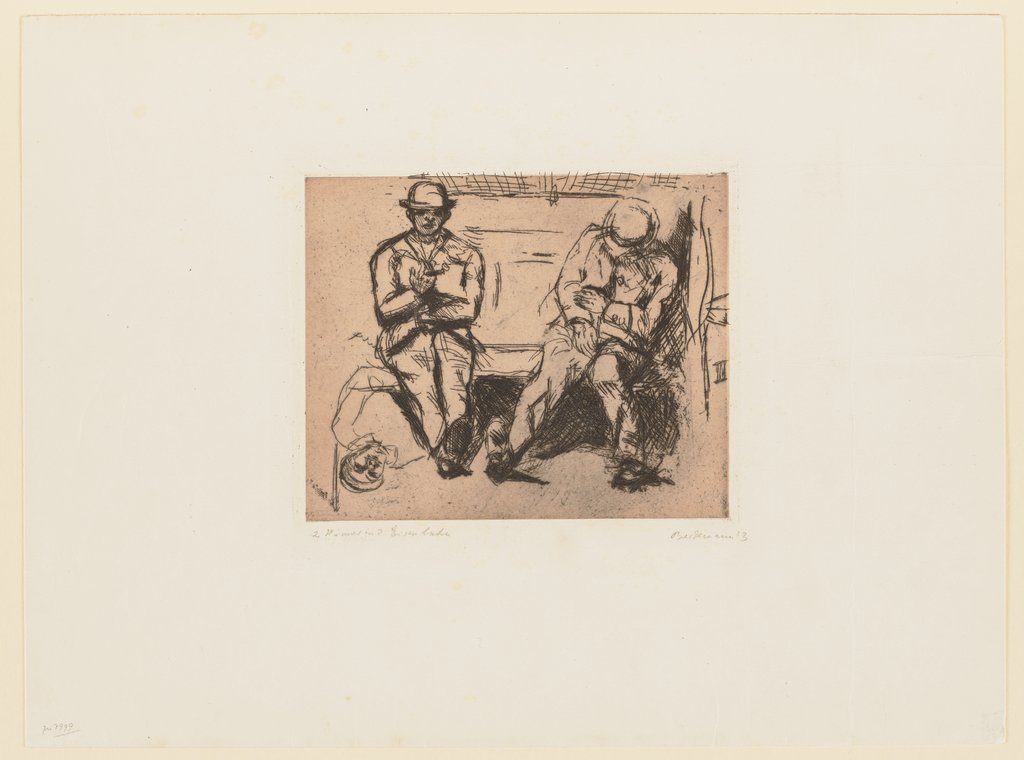 Vierte Klasse I, Max Beckmann