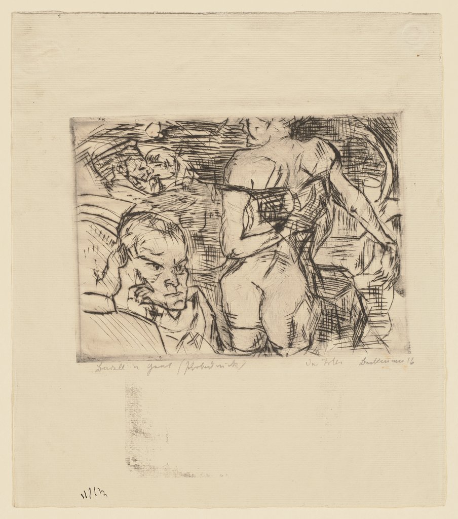 Bordell in Gent, Max Beckmann