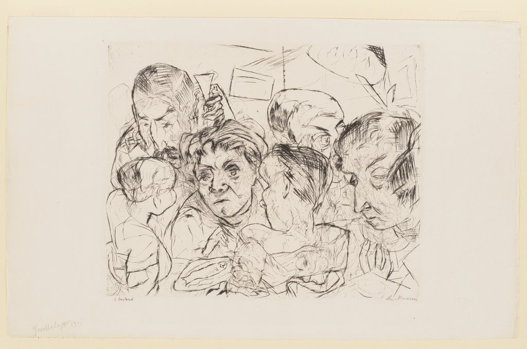 Gesellschaft 1915, Max Beckmann
