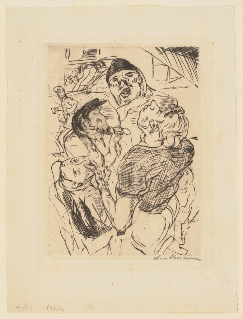 Aerial Bombardment, Max Beckmann