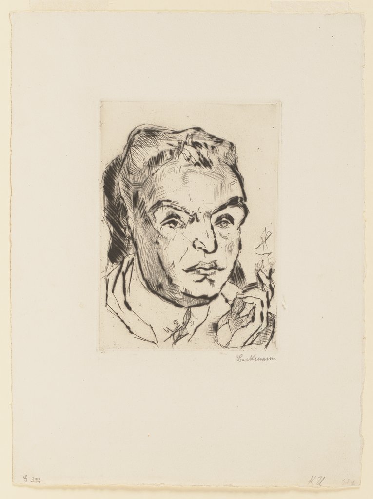 Bildnis Kasimir Edschmid, Max Beckmann