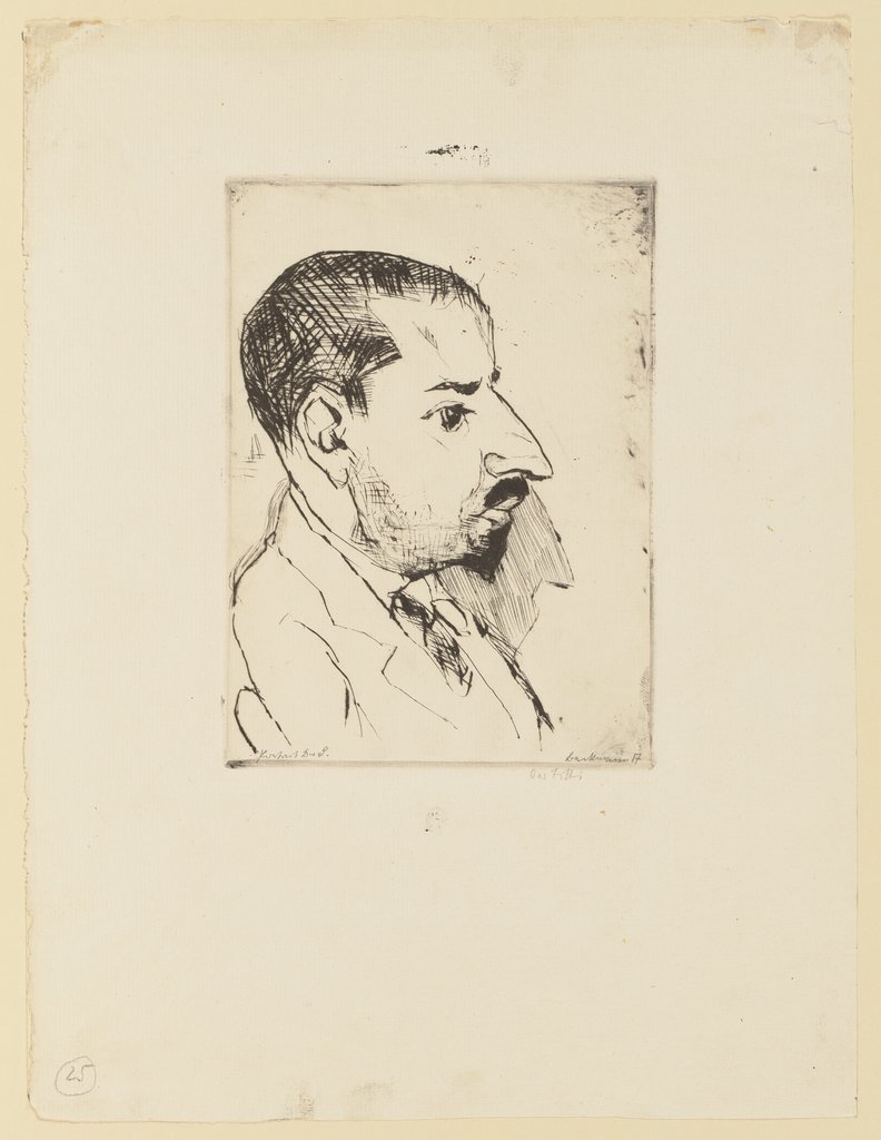 Bildnis Dr. Sakon, Max Beckmann