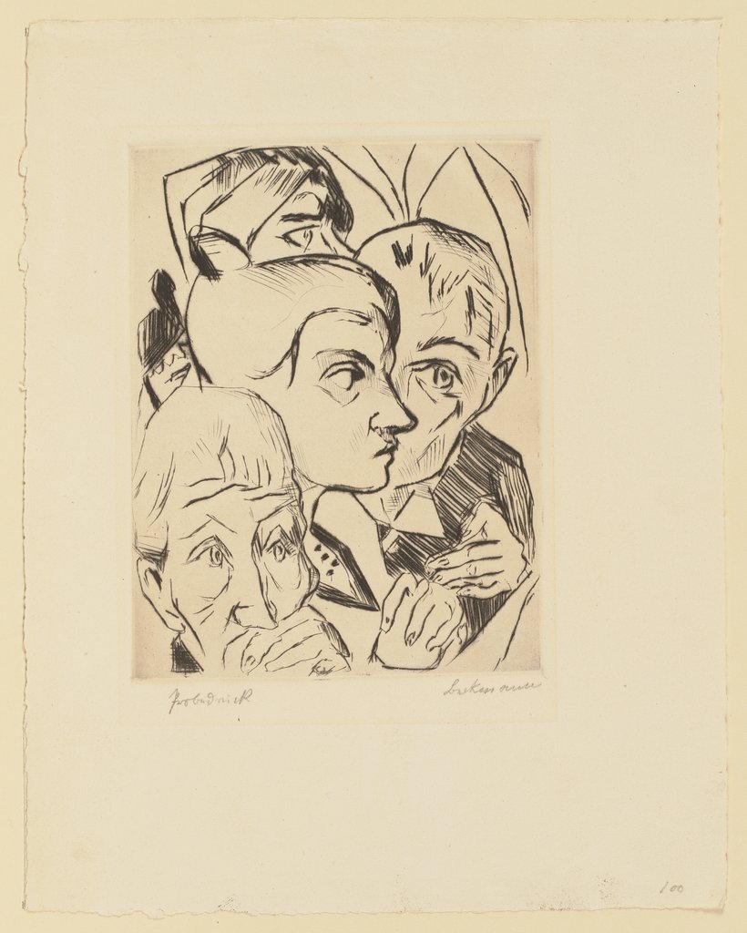 The Duchess: Illustration for Chapter 4, Max Beckmann