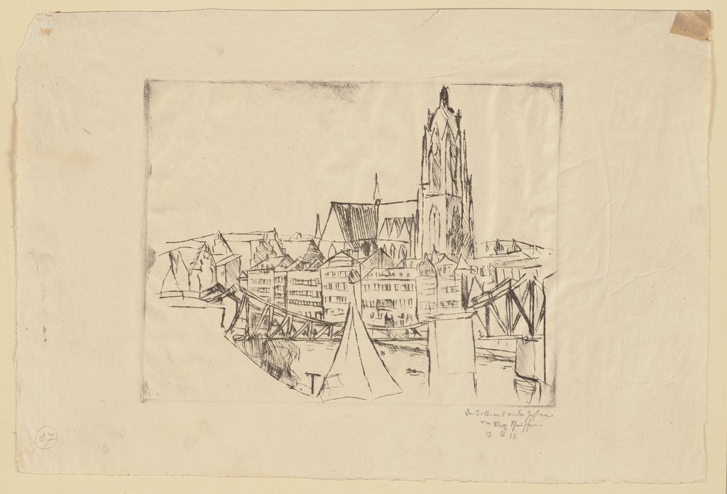 Kleine Stadtansicht, Max Beckmann