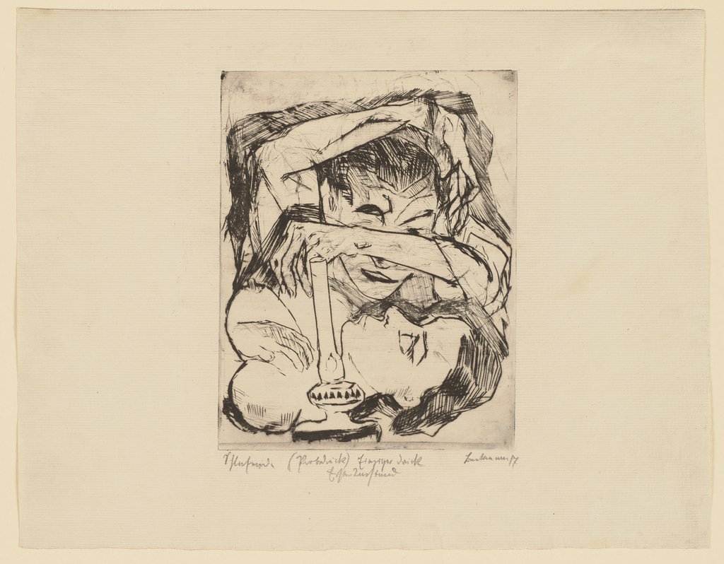 Sleeping Couple, Max Beckmann