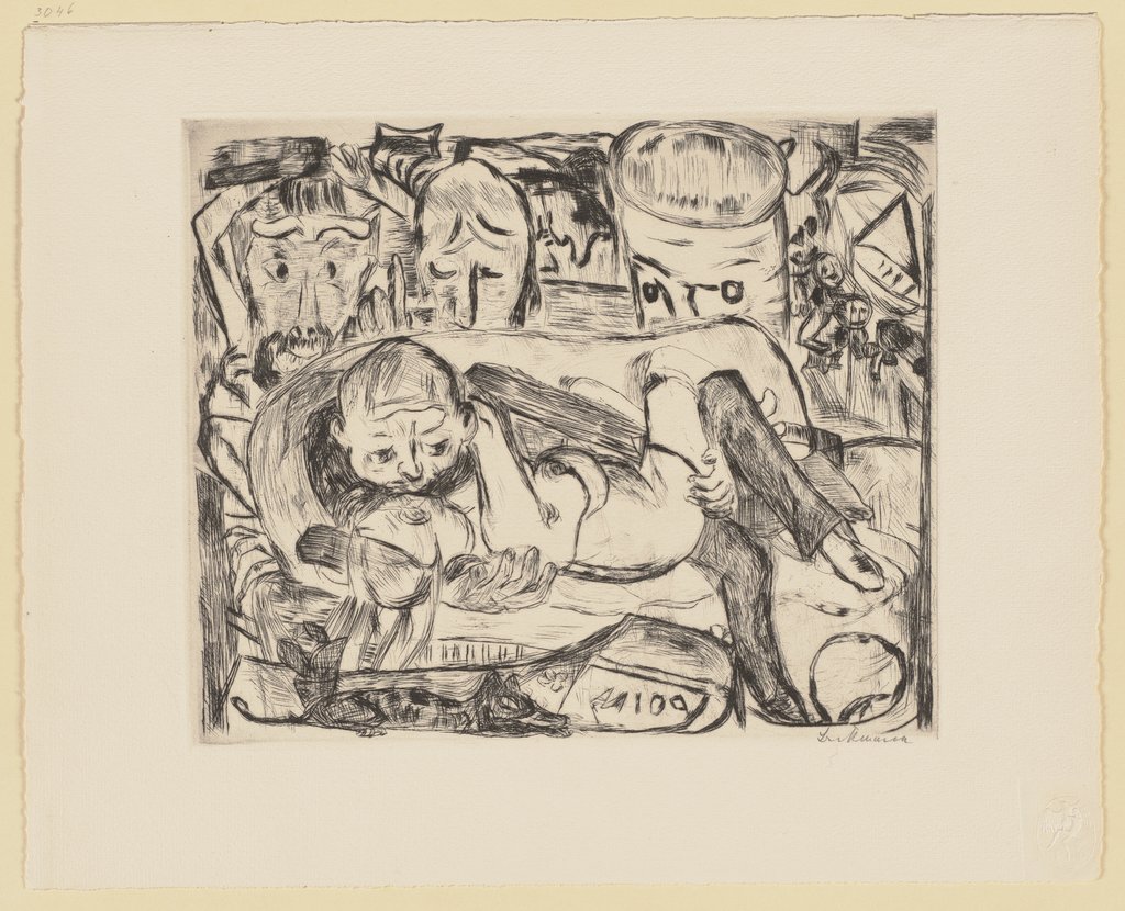 Liebespaar II, Max Beckmann