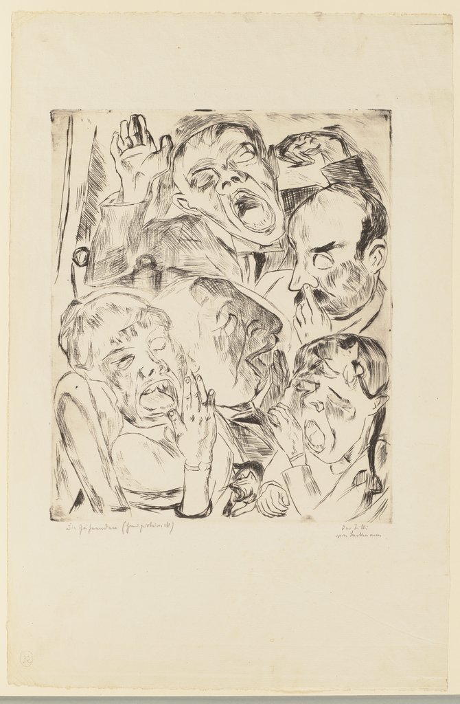The Yawners, Max Beckmann