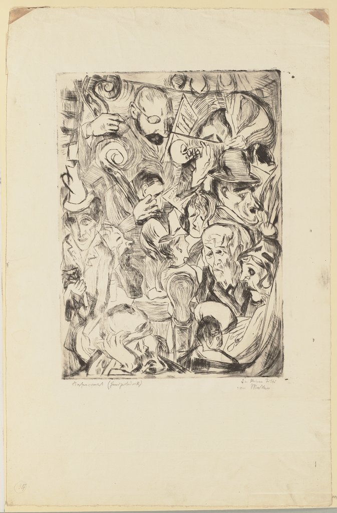 Cafémusik, Max Beckmann