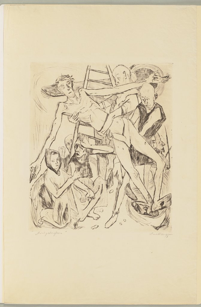 Kreuzabnahme, Max Beckmann
