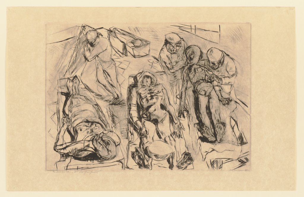 Morgue, Max Beckmann